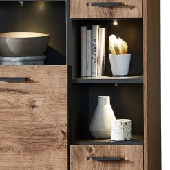 Wohnwand Designmöbel Set - Xindus (vierteilig)