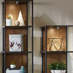 Wohnwand Designmöbel Set - Xindus (vierteilig)