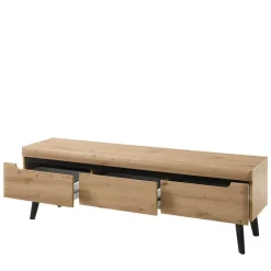 Wohnwand im Skandi Look Set - Olcian (dreiteilig)