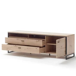 Wohnwand in Eicheoptik - Nikdus (vierteilig)