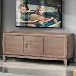 Wohnwand in Esche Dunkel - Lacruzira (dreiteilig)