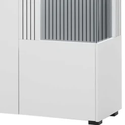 Wohnwand Kombination in Weiß - Dualkos (vierteilig)