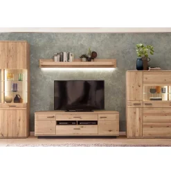 Wohnwand Kombination Möbelset - Crupean (vierteilig)