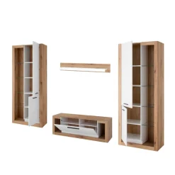 Wohnwand Kombination modern - Adejano (vierteilig)