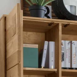 Wohnwand Möbel Kombination aus Wildeiche - Millena (dreiteilig)