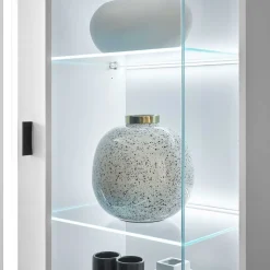 Wohnwand mit LED Licht Möbelset - Tirol (vierteilig)