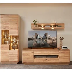 Wohnwand Wohnzimmer-Möbel Set - Cassna (dreiteilig)