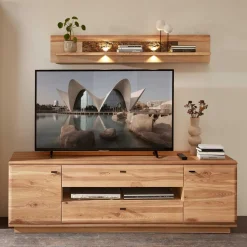 Wohnwand Wohnzimmer-Möbel Set - Cassna (dreiteilig)