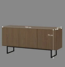 Wohnwandschränke Set - Jaskin (dreiteilig)