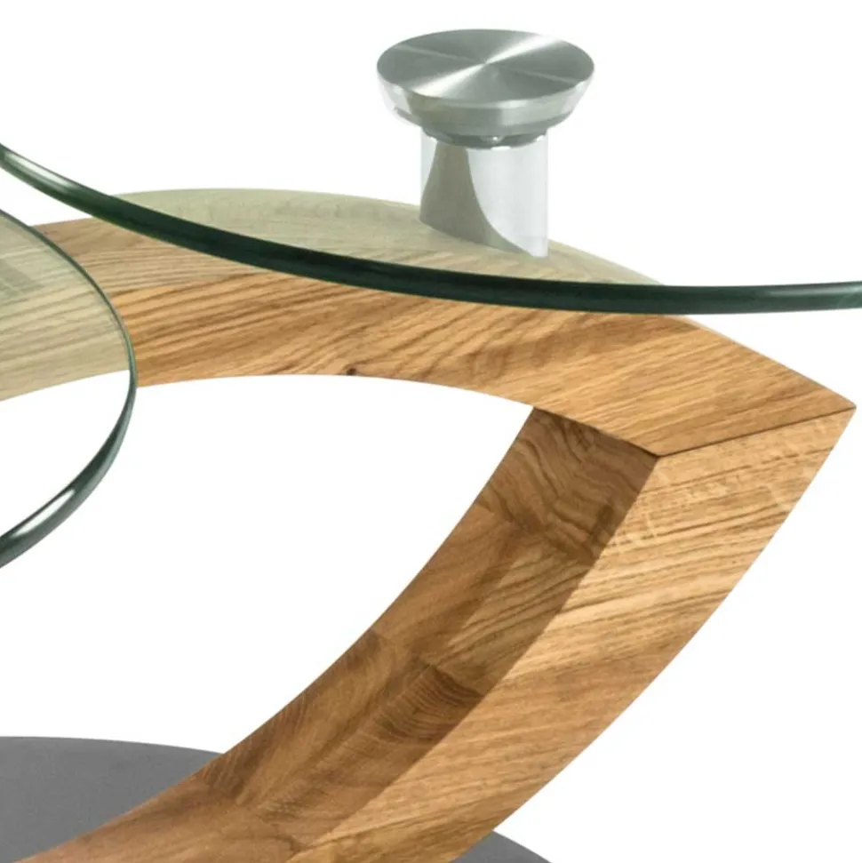 Wohnzimmer 2 Platten Glastisch modern - Eleri