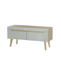 Wohnzimmer Anbauwand im Skandi Design - Armina (vierteilig)