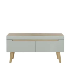 Wohnzimmer Anbauwand im Skandi Design - Armina (vierteilig)