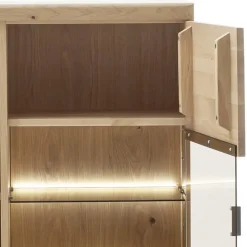 Wohnzimmer Anbauwand in Asteiche Hell - Losiamos (dreiteilig)