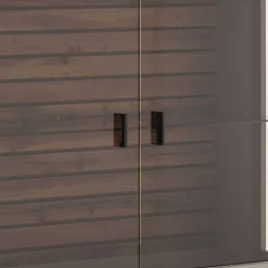 Wohnzimmer Anbauwand in Grau - Teorina (dreiteilig)