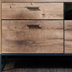 Wohnzimmer Design Wohnwand Möbelset - Xindus (vierteilig)