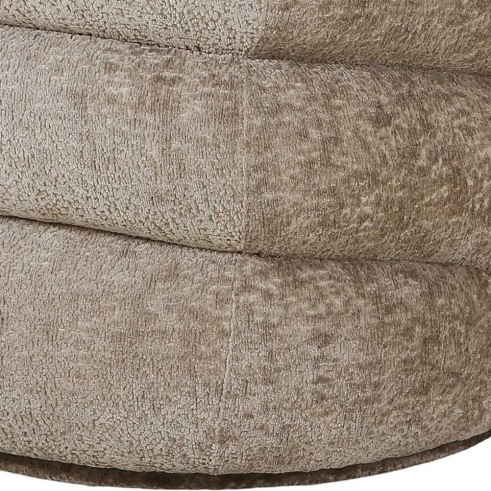 Wohnzimmer Drehsessel in Beigegrau - Hulmane