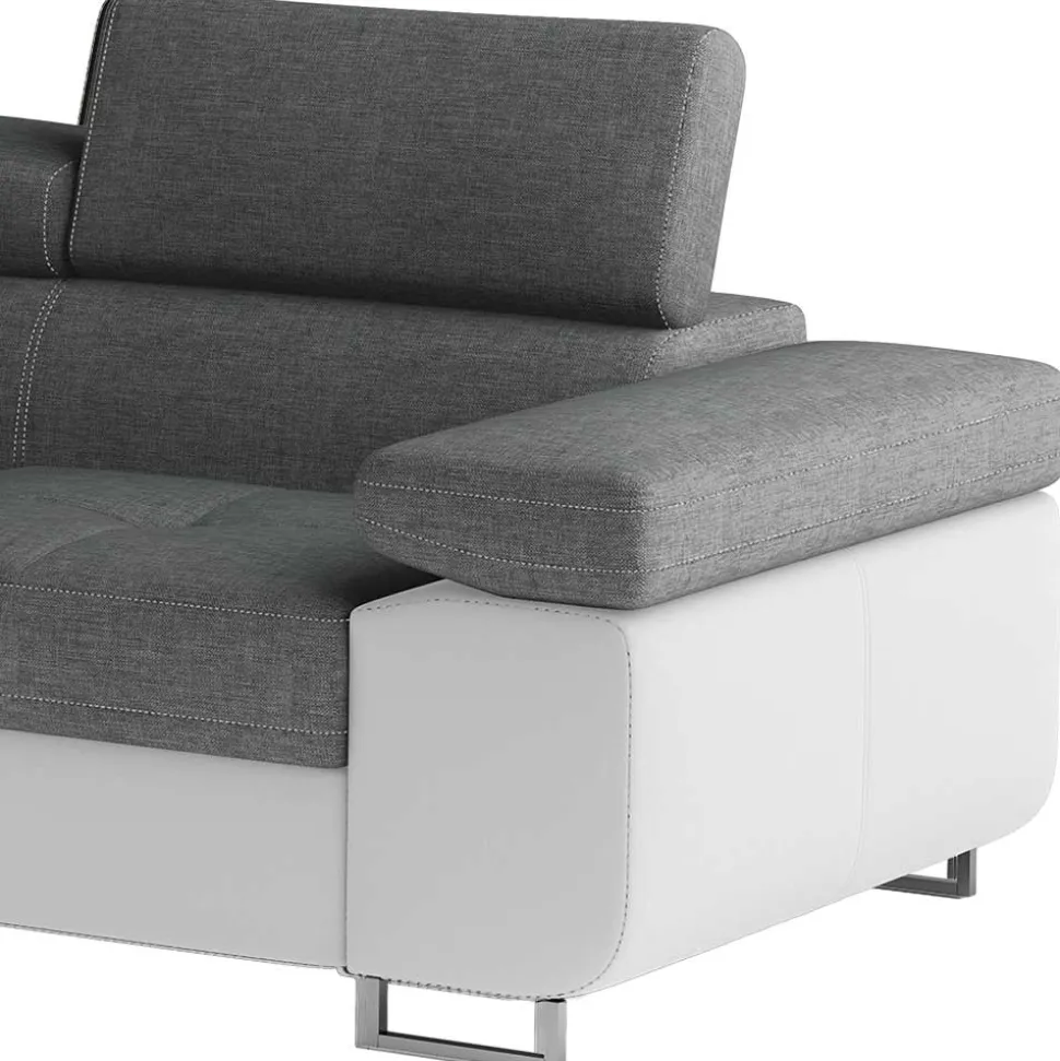 Wohnzimmer Funktionsecke in Grau und Weiß - Snake