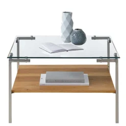 Wohnzimmer Glastisch mit Vierfußgestell - Habic