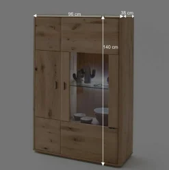 Wohnzimmer Highboard aus Massivholz - Destal