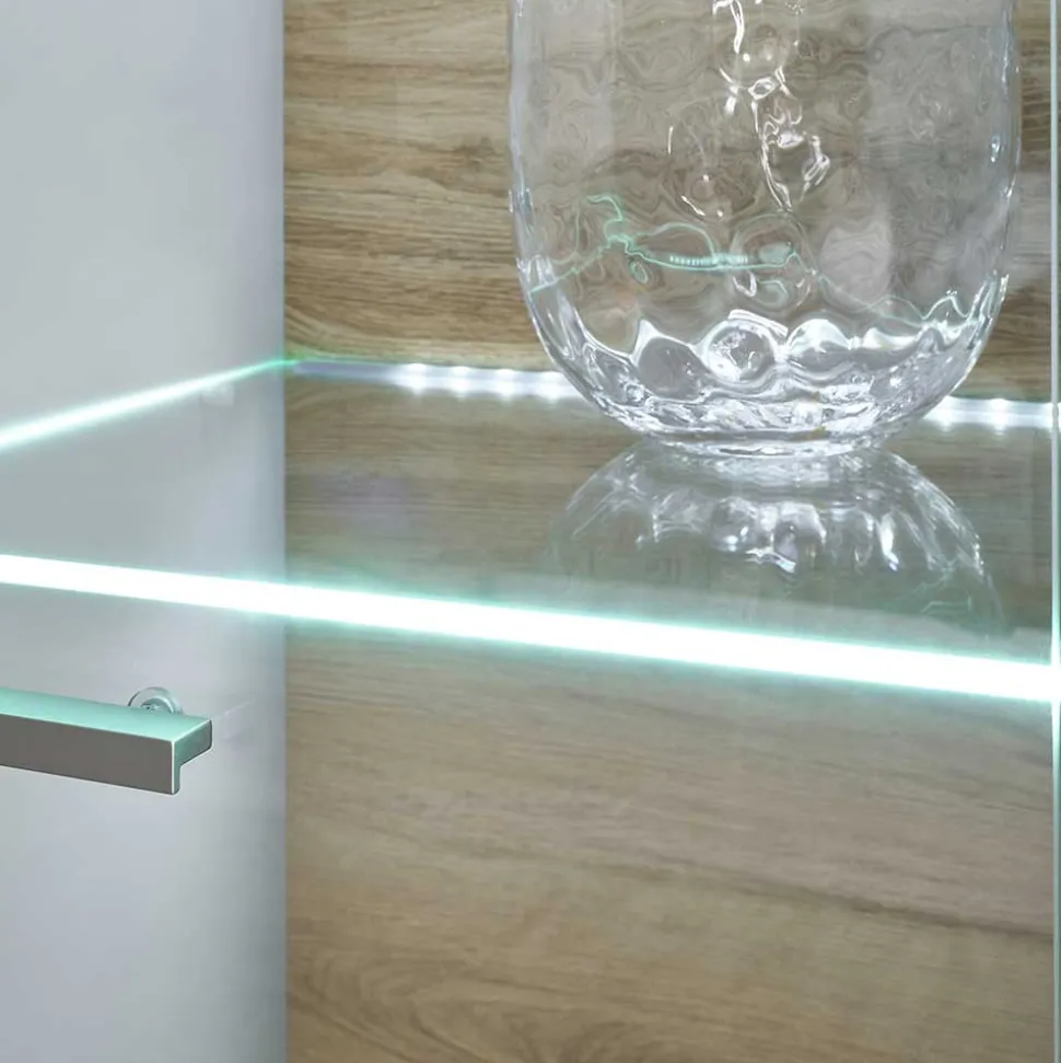 Wohnzimmer Highboard mit Glas Einsatz - Lioscas