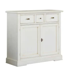 Wohnzimmer Kommode in Antikweiß - Annot