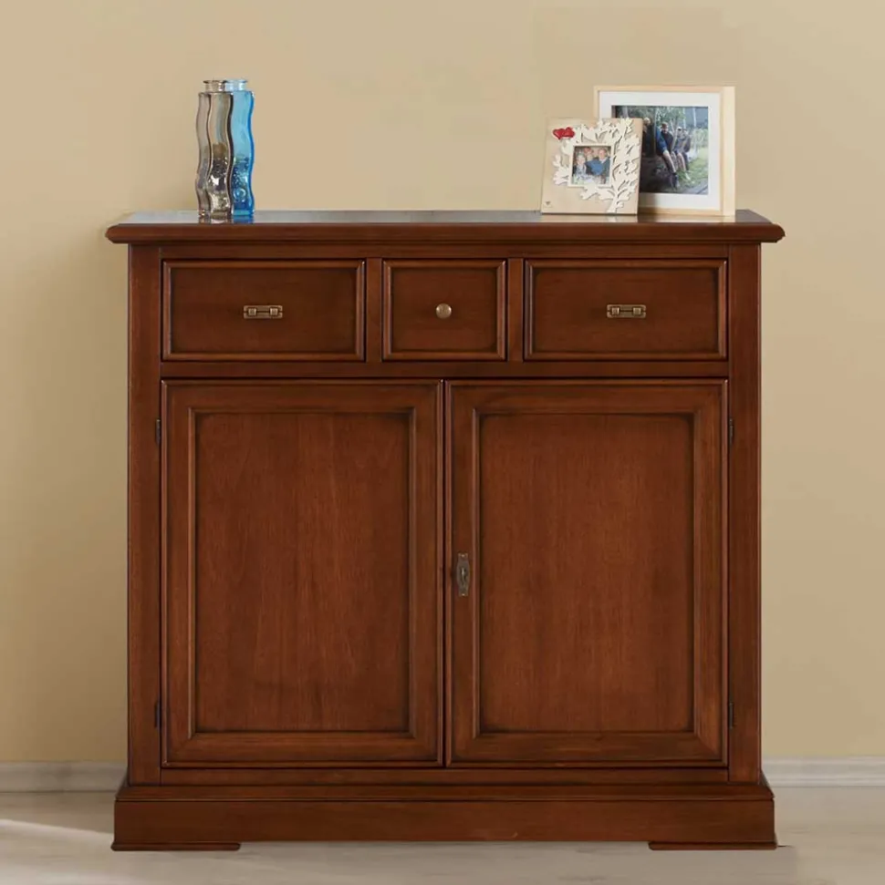 Wohnzimmer Kommode in Walnussfarben Antik - Istefanio