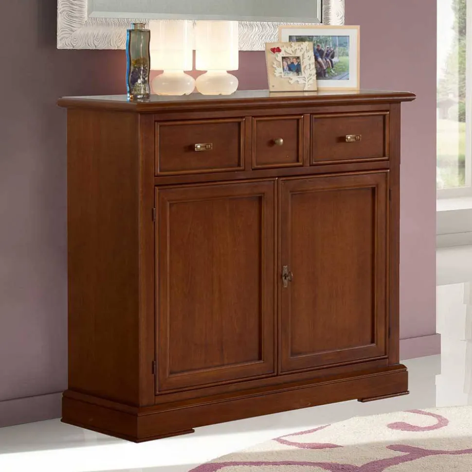 Wohnzimmer Kommode in Walnussfarben Antik - Istefanio