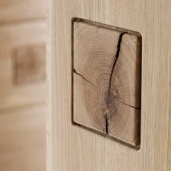 Wohnzimmer Möbel Kombi Pontros in Eiche Bianco (vierteilig)