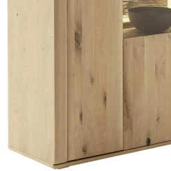 Wohnzimmer Möbelset in Asteiche Hell - Jevedaz (dreiteilig)