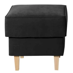 Wohnzimmer Ohrensessel in Schwarz - Lirionica