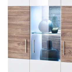 Wohnzimmer Schrank in Weiß Glanz - Icadro