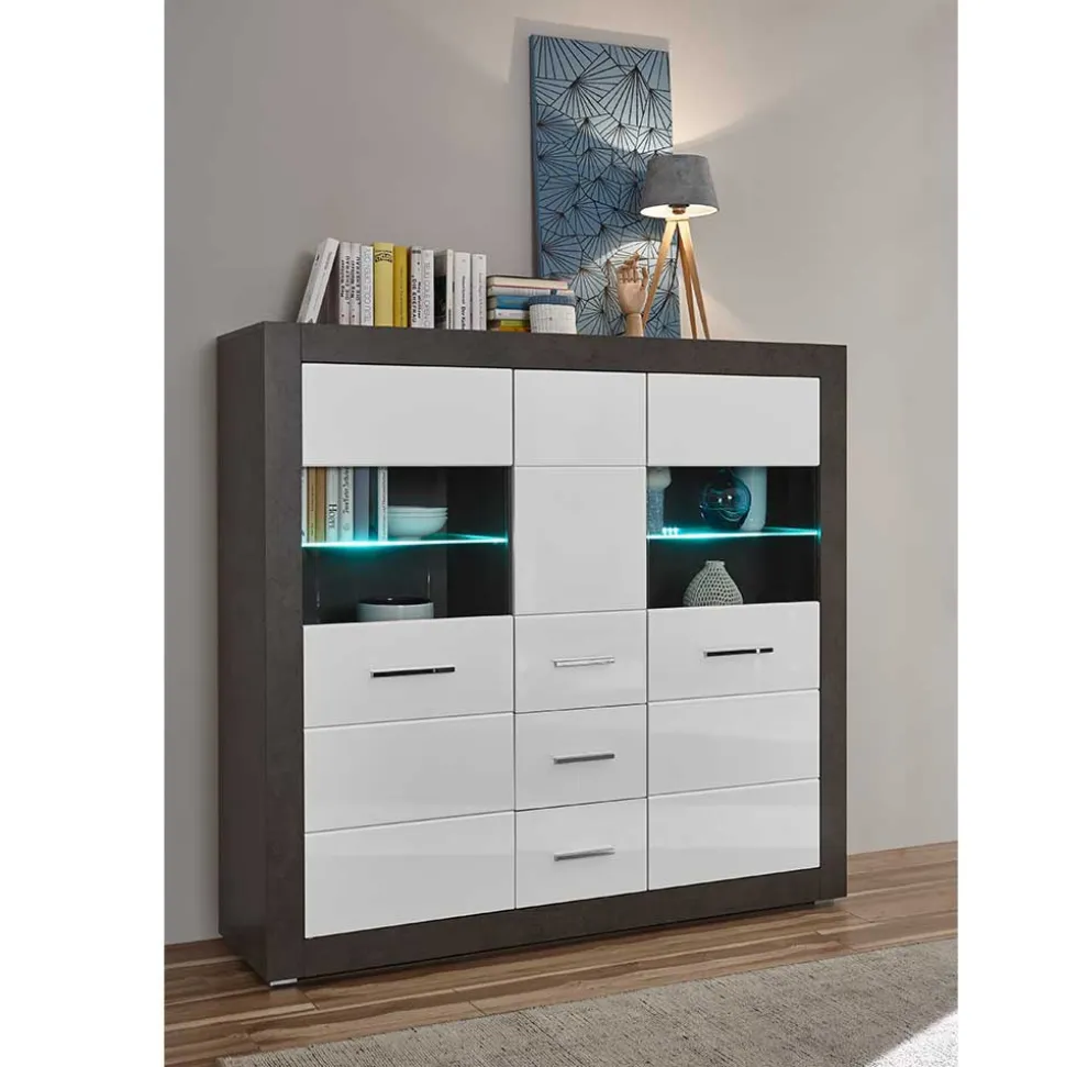Wohnzimmer Schrank Set modern - Istensa I (zweiteilig)