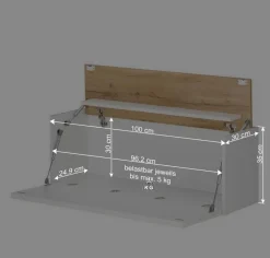 Wohnzimmer Schränke & Regale Set - Nonessia (sechsteilig)