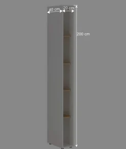 Wohnzimmer Schränke & Regale Set - Nonessia (sechsteilig)