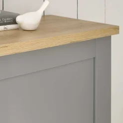 Wohnzimmer Schränke & Regal in Lichtgrau - Buleta (vierteilig)