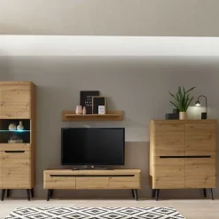 Wohnzimmer Schränke Skandi - Olcian (vierteilig)