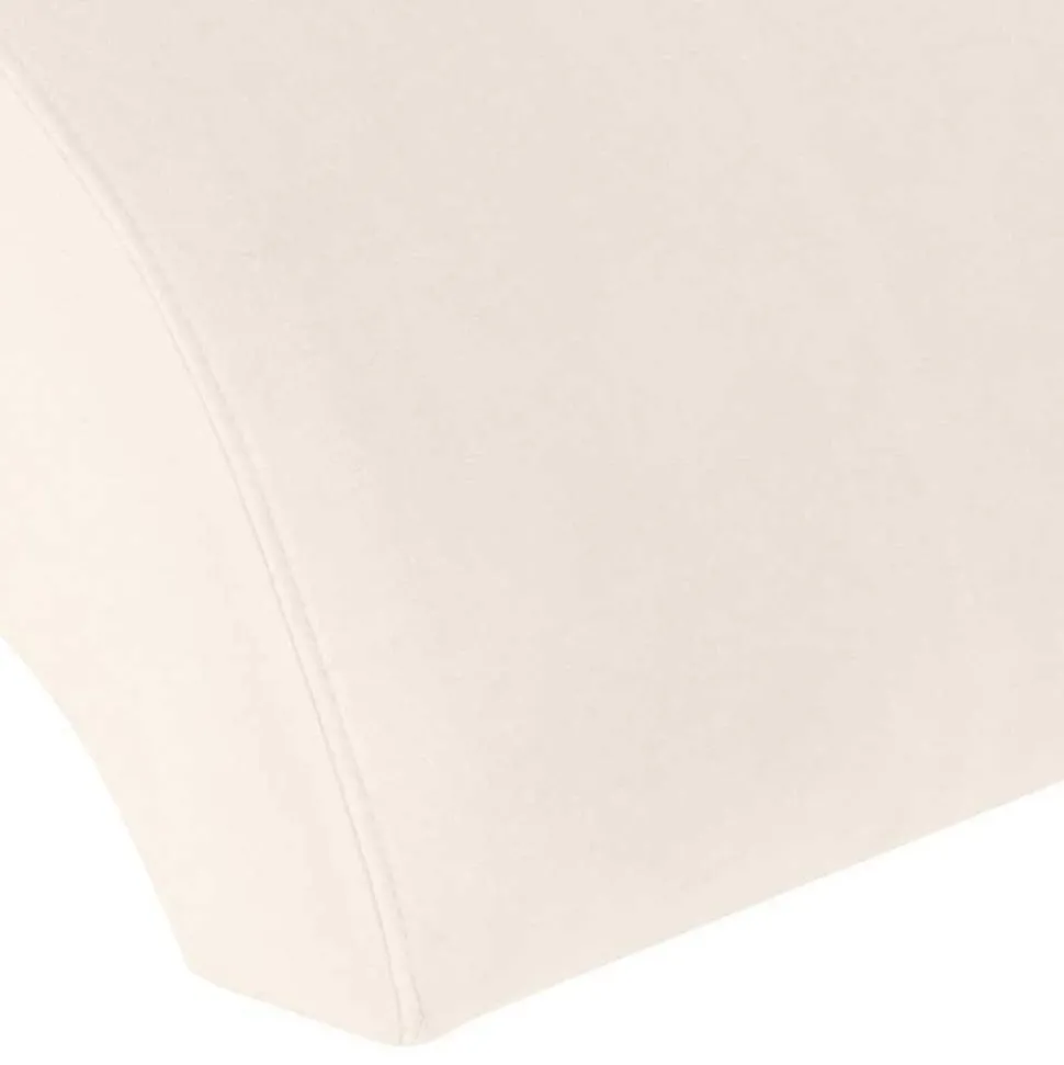 Wohnzimmer Sessel in Cremeweiß Samtvelours - Chalil