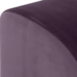 Wohnzimmer Sessel in Dunkellila und Nussbaum - Ignacio