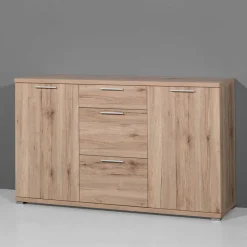 Wohnzimmer Sideboard Endrew in Eiche Sanremo