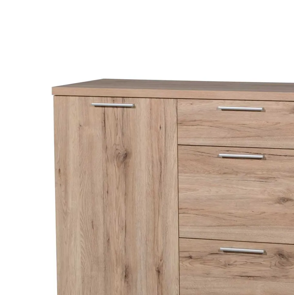 Wohnzimmer Sideboard Endrew in Eiche Sanremo
