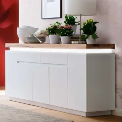 Wohnzimmer Sideboard Zelda mit LED Beleuchtung