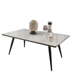 Wohnzimmer Sofatisch aus Keramik Marmor Optik - Havanna