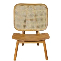 Wohnzimmer Stuhl aus Teak Massivholz - Vivienno