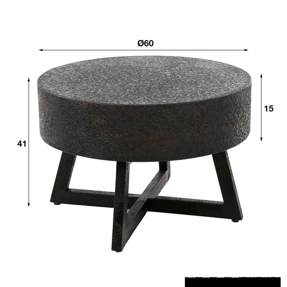 Wohnzimmer Tisch in Schwarzbraun - Myranga