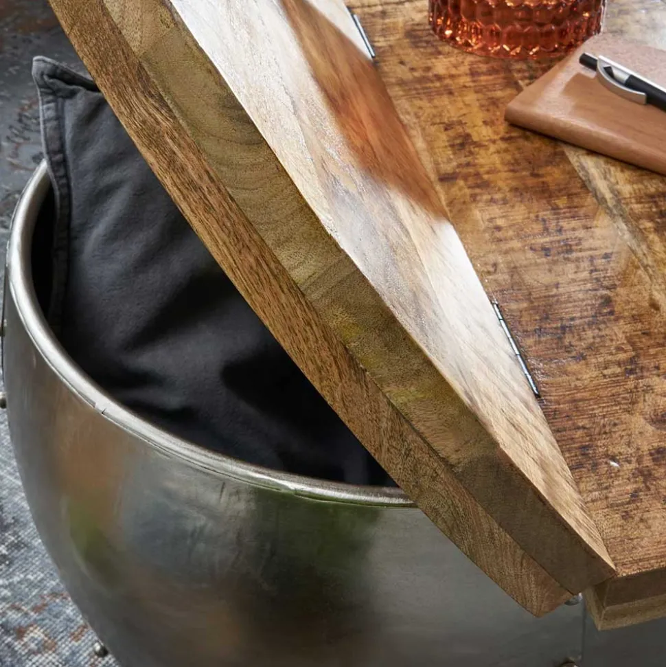 Wohnzimmer Truhentisch im Industrial Design - Annimo