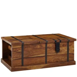 Wohnzimmer Truhentisch mit Weinregal - Ovalle