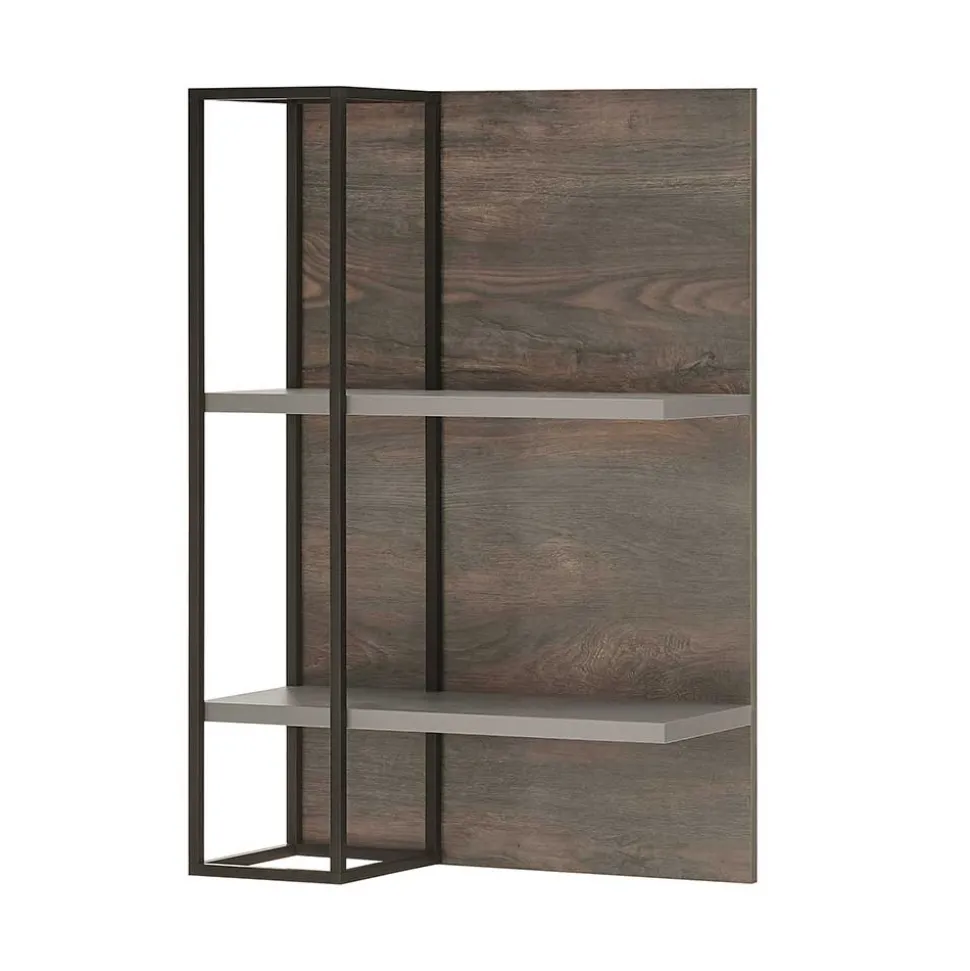 Wohnzimmer TV Anbauwand hängend - Mundo (dreiteilig)