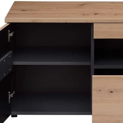 Wohnzimmer TV Anbauwand in Wildeiche - Kuetra (dreiteilig)