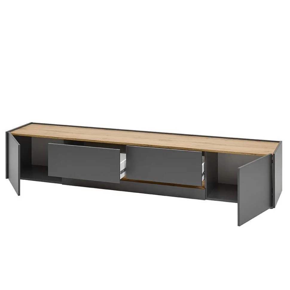 Wohnzimmer TV Anbauwand Kombi - Ahilav (dreiteilig)