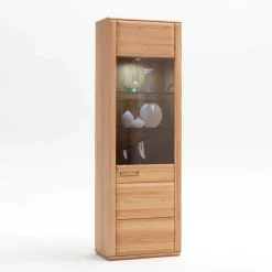 Wohnzimmer Vitrine Athias aus Kernbuche